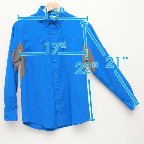 Magellan Outdoors Women's Fish Gear Magi Wick Roll Tab Sleeve Button Front Shirt - Picture 4 of 8